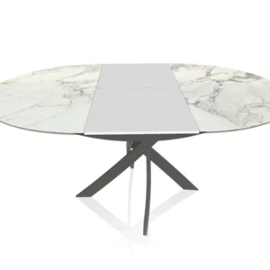 Bontempi Casa Barone 52.86 Rotondo allungabile  Ø125x76 cm